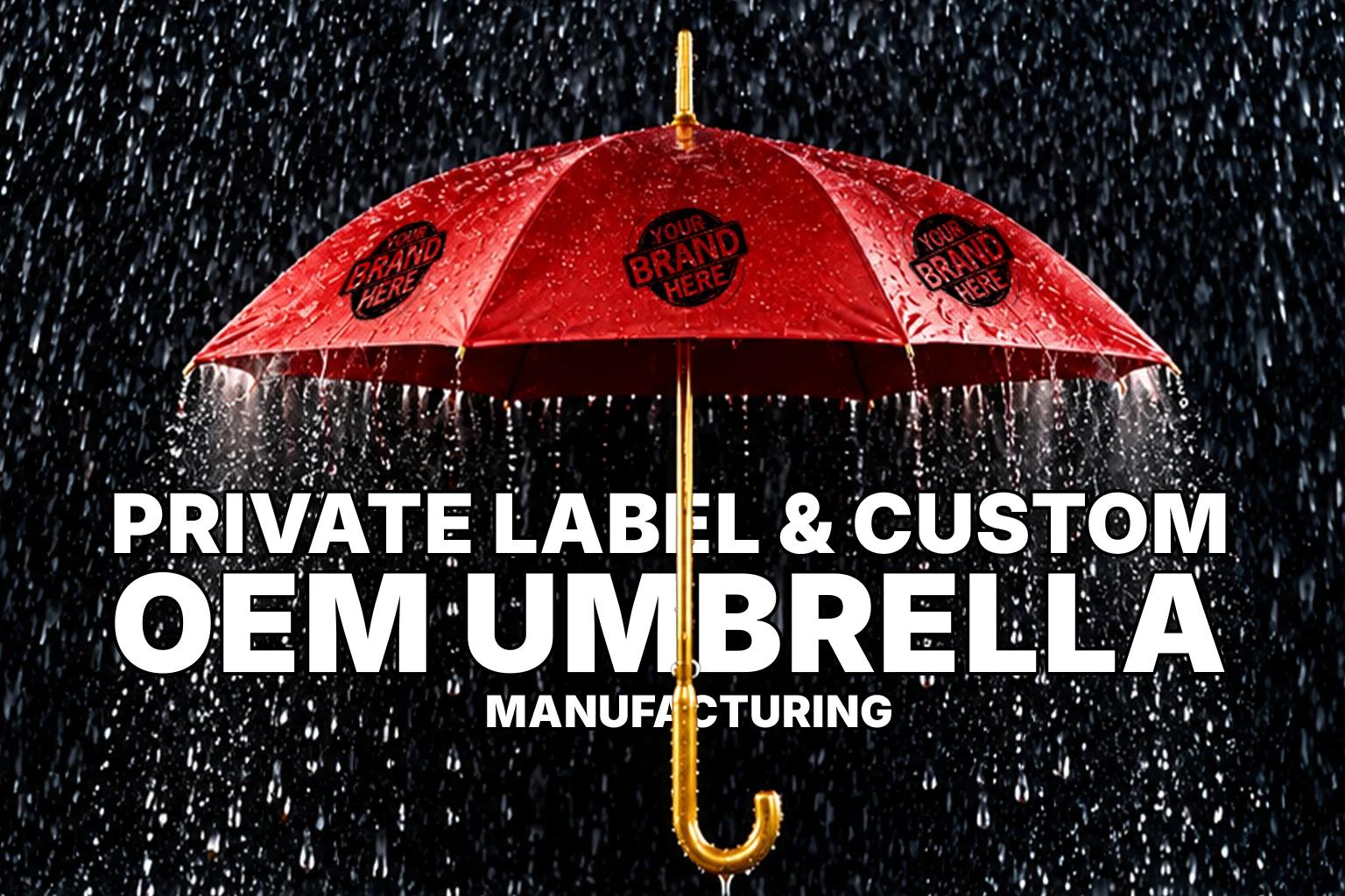 Private Label & Custom OEM Umbrella Manufacturing